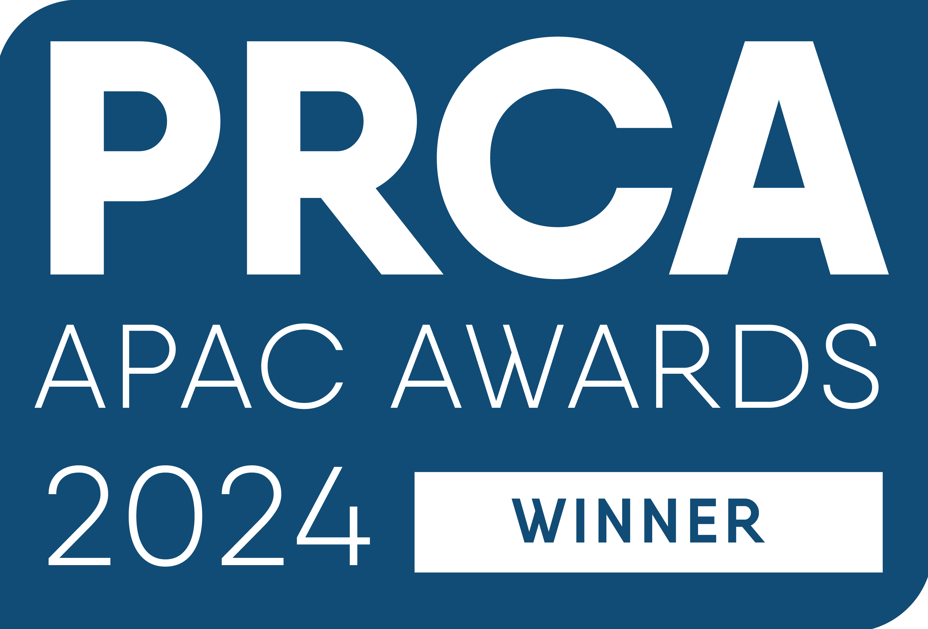 PRCA Award Winner 2024